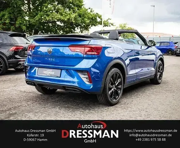 Gebraucht VW T-Roc Cabriolet Beats 150 PS (110 kW) 2022 Blau Cabrio