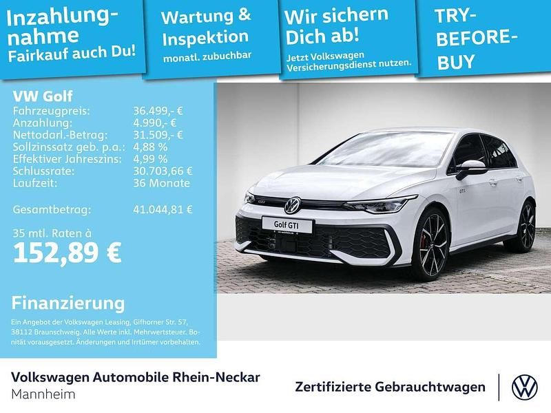 Weiß Neu 2025 VW Golf VIII GTI Limousine | 35.999 € (Superpreis) - Bild 1/3