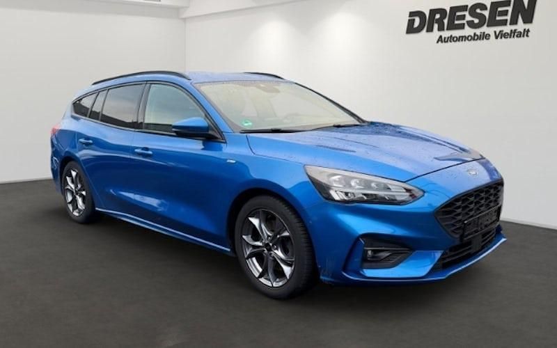 Gebraucht Ford Focus ST-Line X 125 PS (91 kW) 2020 Blau Kombi