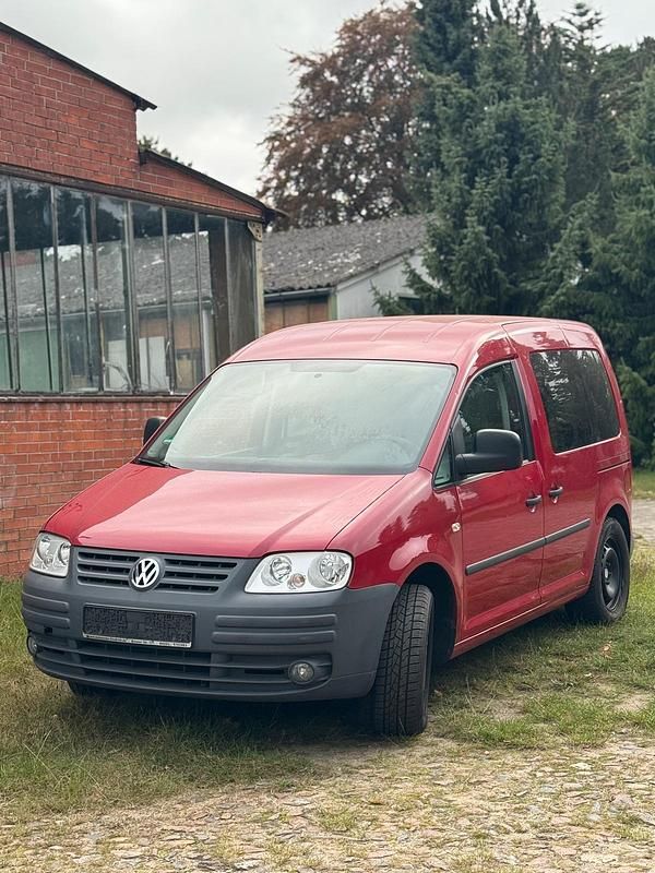 Gebraucht VW Caddy Life 109 PS (80 kW) 2008 Rot Van / Kleinbus