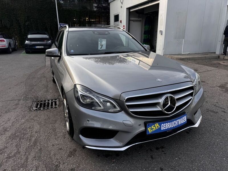 Silber Gebraucht 2013 Mercedes E350 AMG Kombi | 8.399 € (Guter Preis) - Bild 1/4