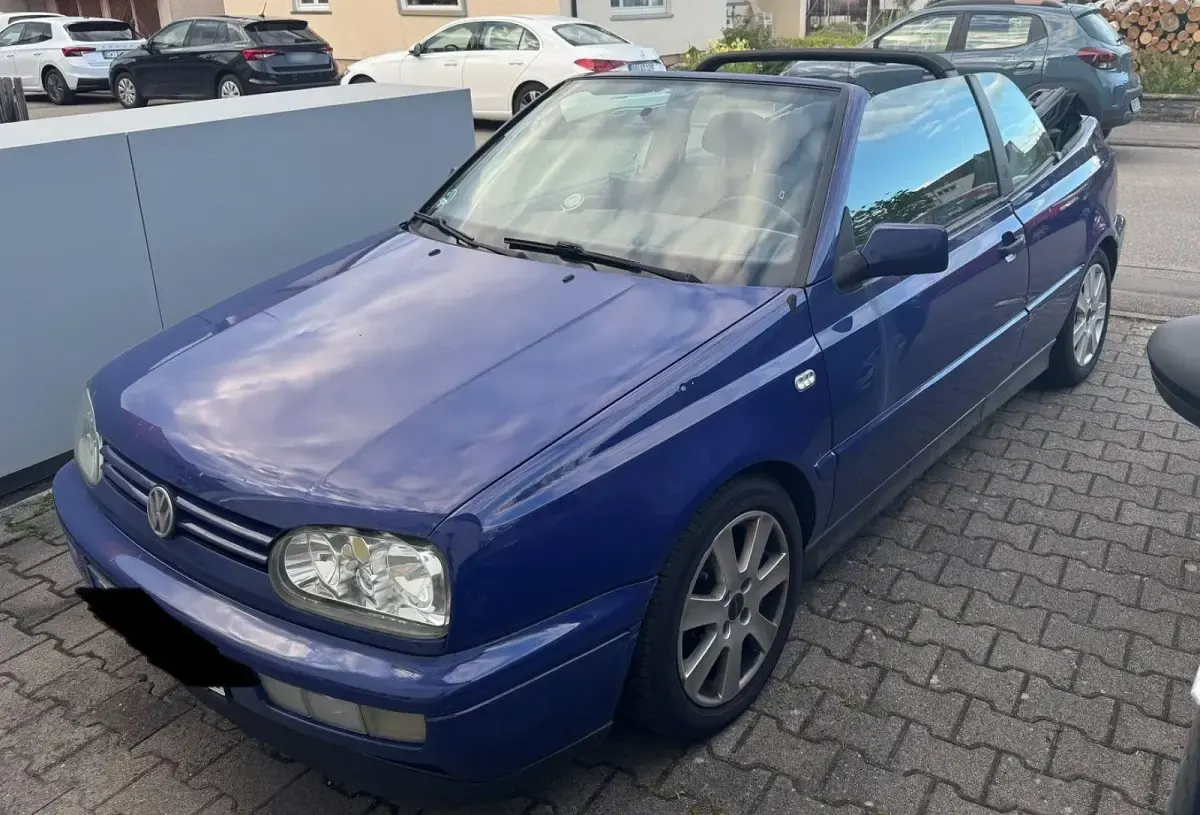 Gebraucht VW Golf Cabriolet 90 PS (66 kW) 1996 Blau Cabrio