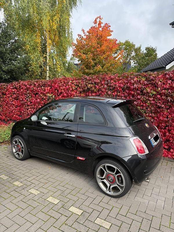 Gebraucht Fiat 500 Abarth 101 PS (74 kW) 2009 Schwarz Cabrio