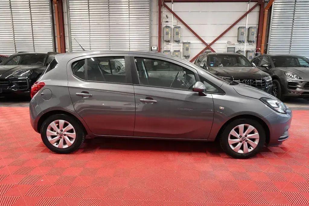 Gebraucht Opel Corsa 90 PS (66 kW) 2015 Karbon silber/shiny grey (m2) Kleinwagen