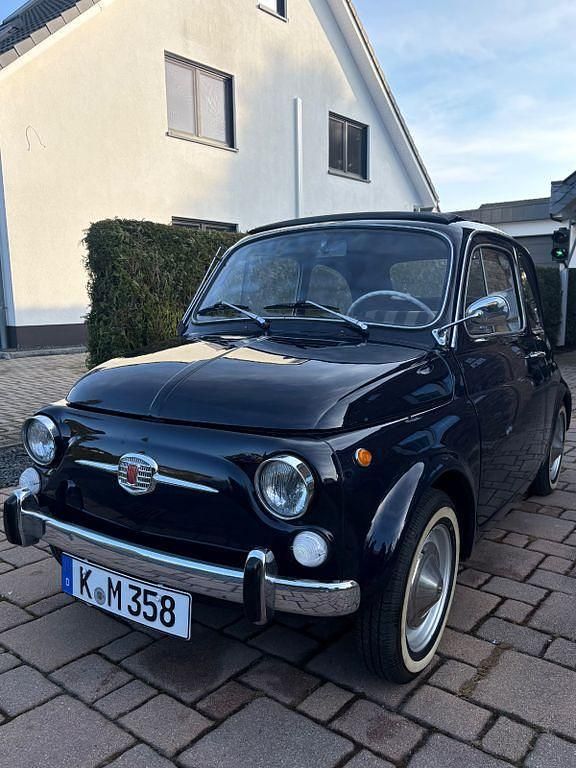 Blau Gebraucht 1968 Fiat 500 Cabrio | 11.999 € - Bild 1/4