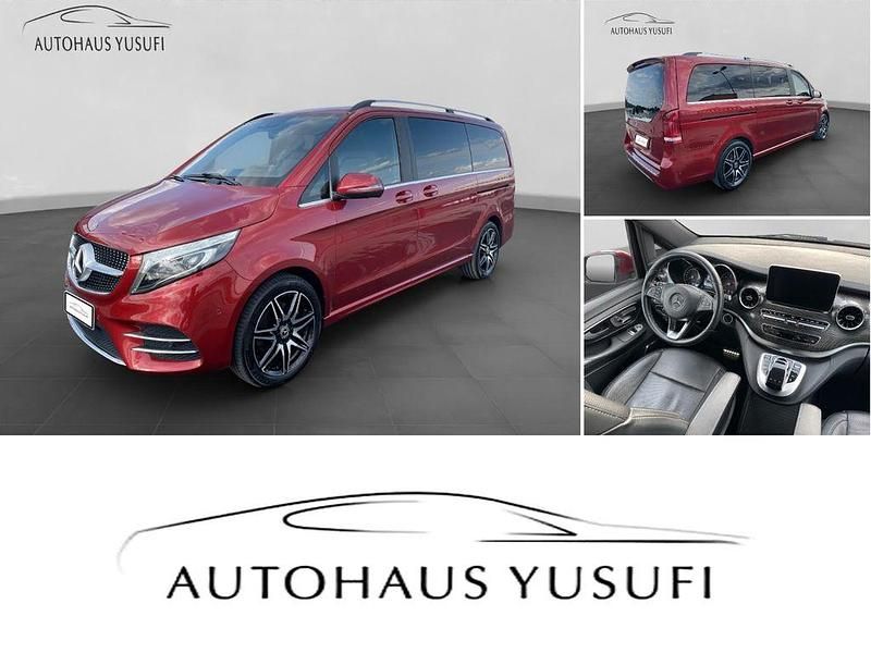 Rot Gebraucht 2019 Mercedes V220 AMG line Van / Kleinbus | 46.990 € (Fairer Preis) - Bild 1/4
