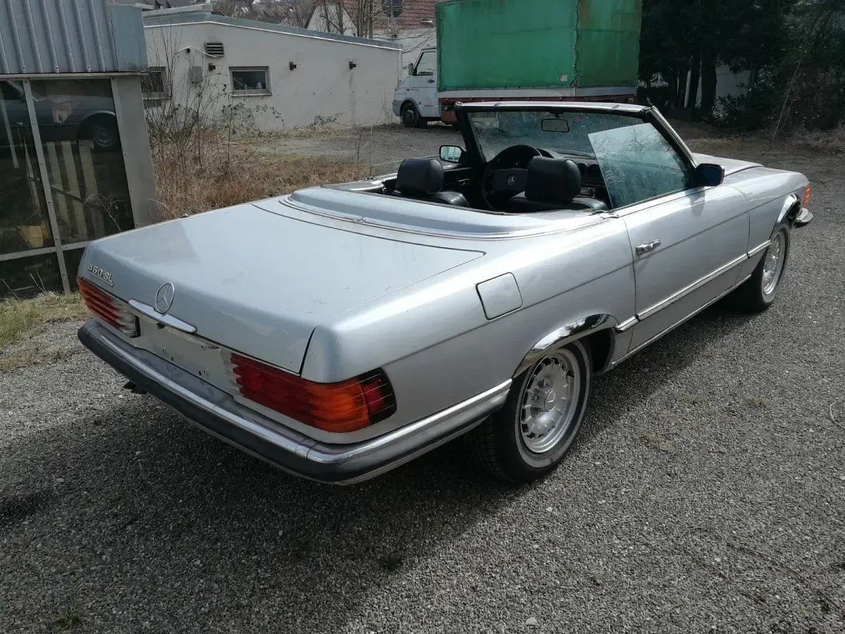 Gebraucht Mercedes SL450 224 PS (164 kW) 1974 Silber Cabrio
