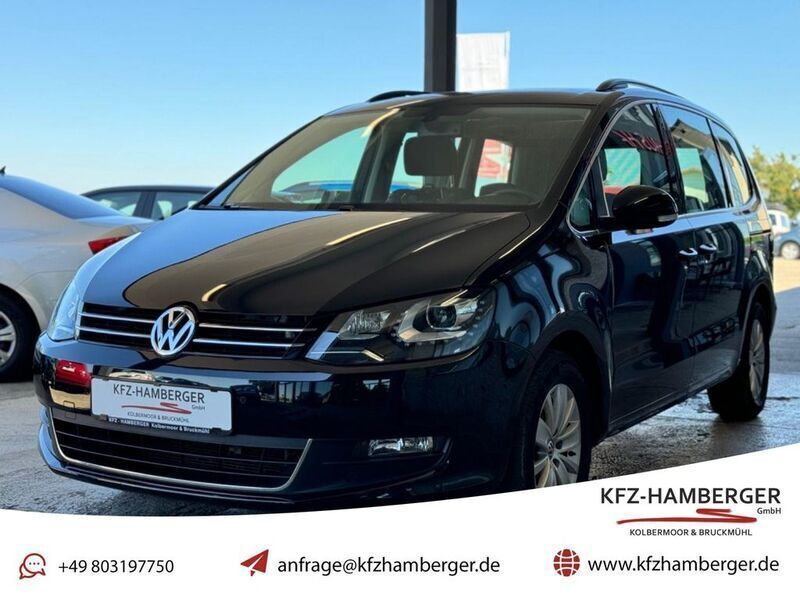 Schwarz Gebraucht 2015 VW Sharan Comfortline Van / Kleinbus | 17.290 € (Guter Preis) - Bild 1/4