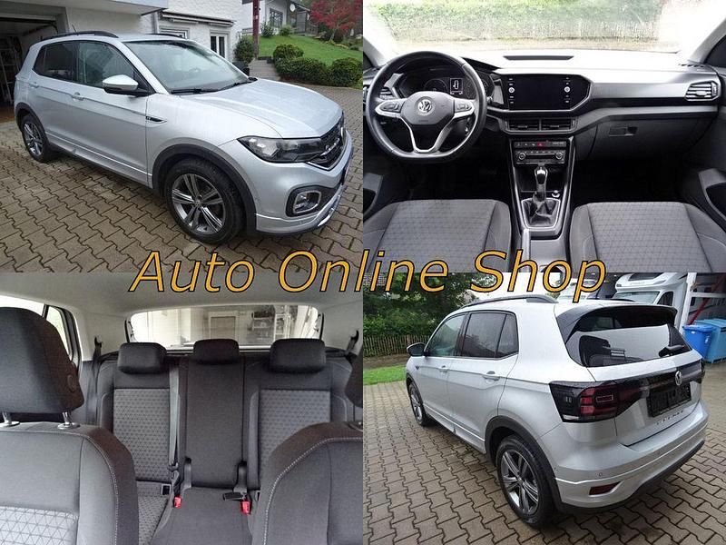 Silber Gebraucht 2020 VW T-Cross R-line SUV | 18.990 € (Superpreis) - Bild 1/4