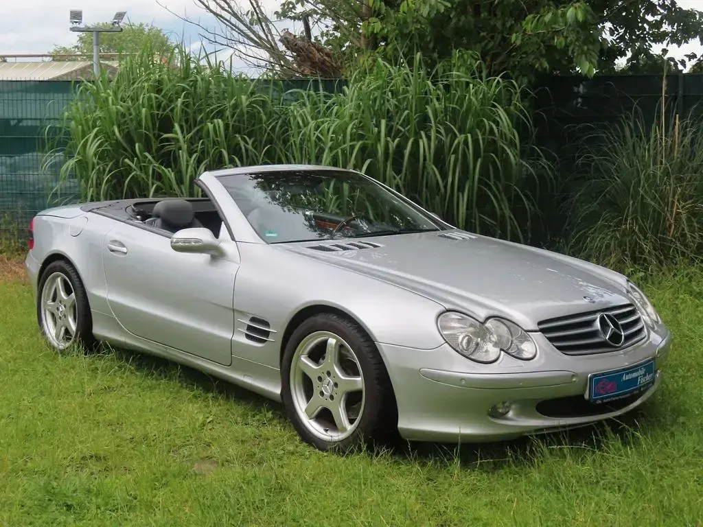 Gebraucht Mercedes SL500 306 PS (225 kW) 2001 Silber Cabrio