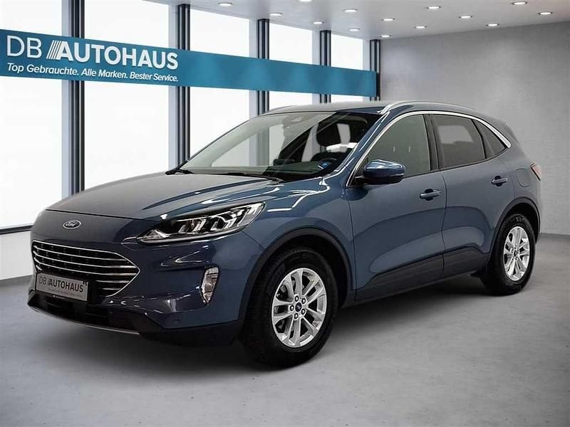 Blau Gebraucht 2022 Ford Kuga Titanium SUV | 21.879 € (Fairer Preis) - Bild 1/4