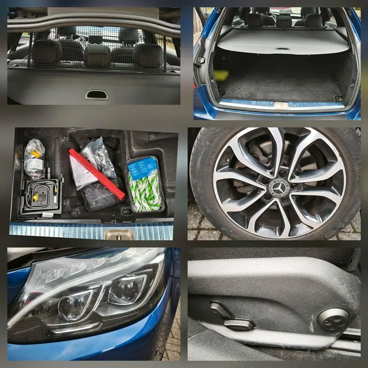 Gebraucht Mercedes C220 170 PS (125 kW) 2018 Blau Kombi