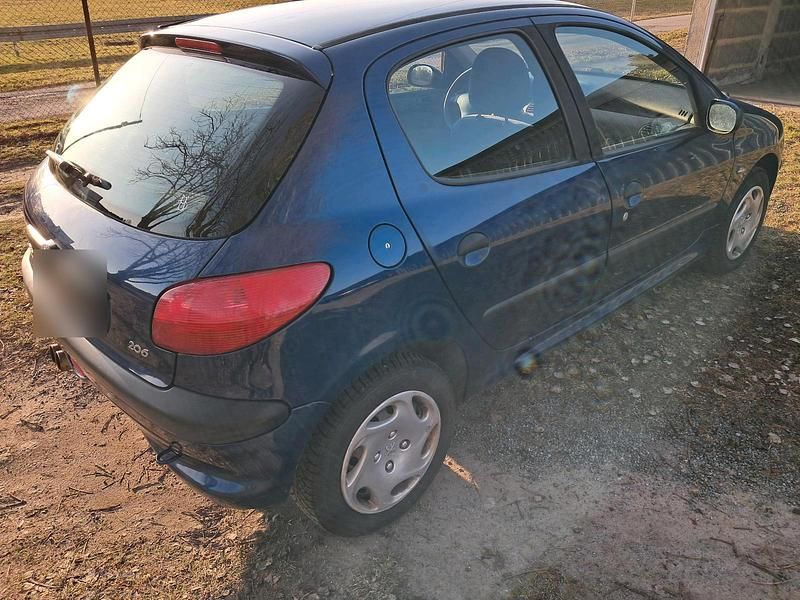 Gebraucht Peugeot 206 Premium 75 PS (55 kW) 2003 Blau Kleinwagen