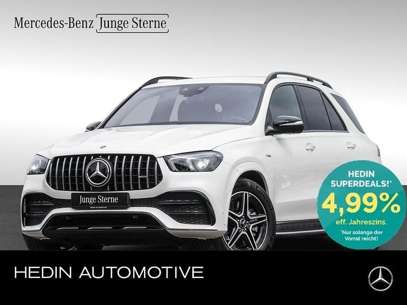 Manufaktur diamantweiß bright Gebraucht 2022 Mercedes GLE53 AMG AMG Limousine | 85.980 € (Superpreis) - Bild 1/4