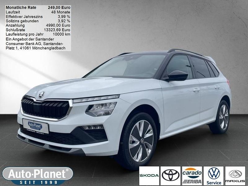 Moonweiss metallic (metallic) Gebraucht 2024 Skoda Kamiq Selection SUV | 24.990 € (Fairer Preis) - Bild 1/4