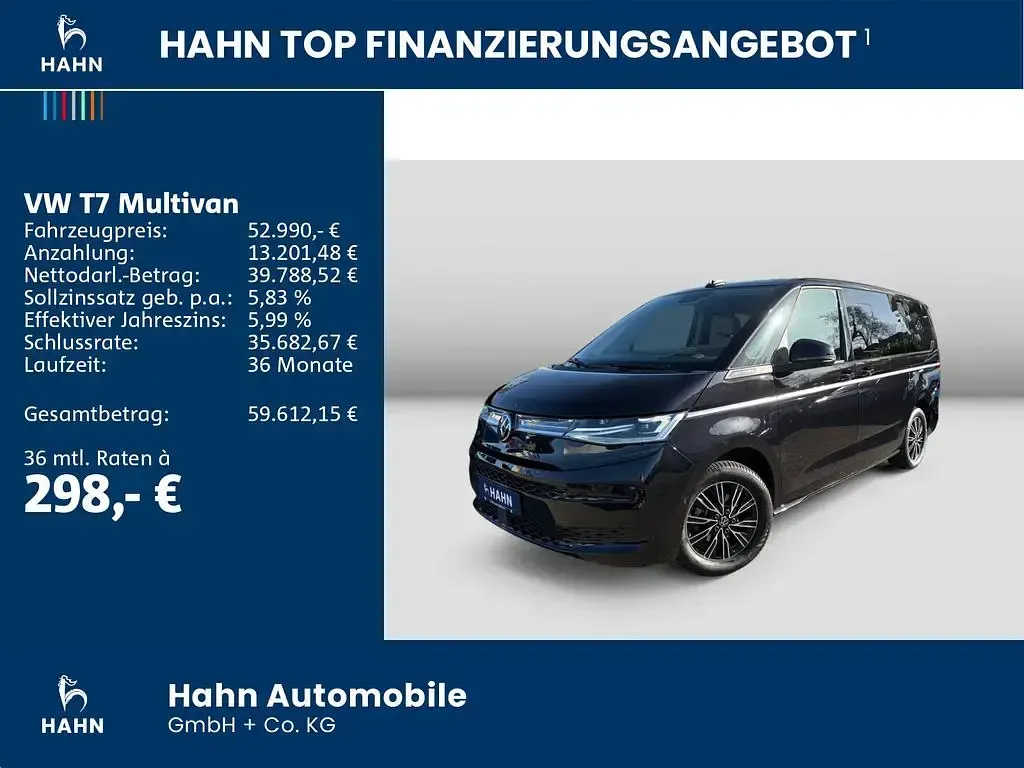 Gebraucht VW Multivan Style 150 PS (110 kW) 2025 Deep black perleffekt Van / Kleinbus