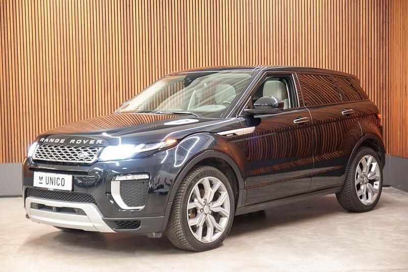 Schwarz Gebraucht 2017 Land Rover Range Rover evoque Autobiography SUV | 18.370 € (Superpreis) - Bild 1/4