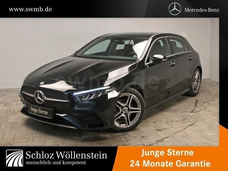 Schwarz Gebraucht 2024 Mercedes A200 AMG Limousine | 33.570 € (Fairer Preis) - Bild 1/4