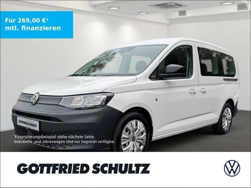 Weiß Gebraucht 2021 VW Caddy Maxi Basis Van / Kleinbus | 27.950 € (Teuer) - Bild 1/4