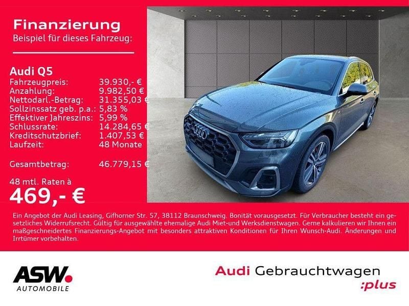 Daytonagrau perleffekt Gebraucht 2022 Audi Q5 S-Line SUV | 39.930 € (Guter Preis) - Bild 1/4