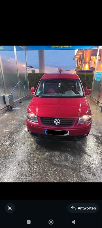Gebraucht VW Caddy 105 PS (77 kW) 2005 Rot Van / Kleinbus