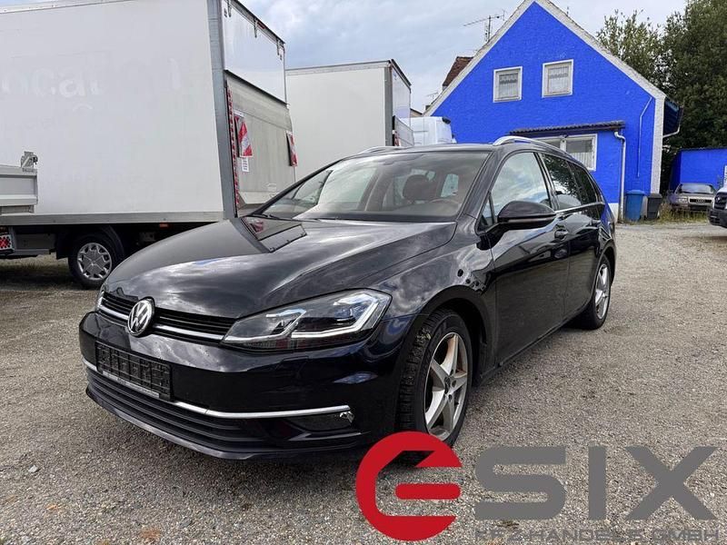 Schwarz Gebraucht 2018 VW Golf VII Highline Kombi | 14.299 € (Guter Preis) - Bild 1/4