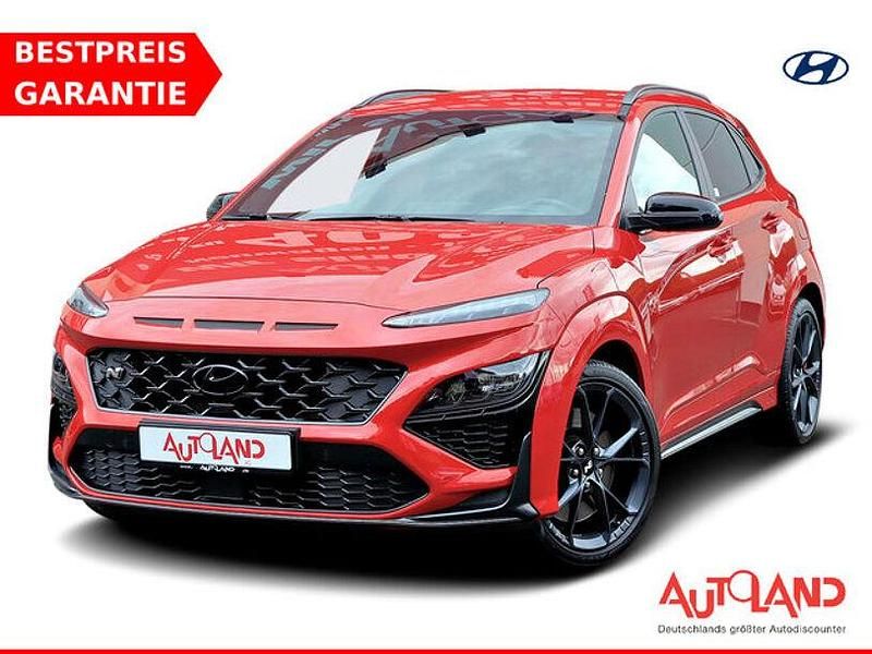 Rot Gebraucht 2022 Hyundai Kona N Performance SUV | 31.950 € (Teuer) - Bild 1/4
