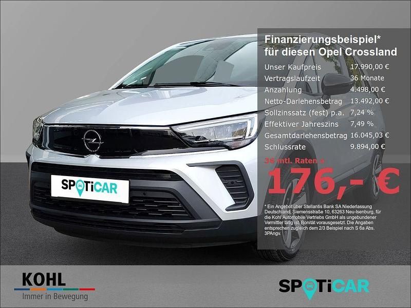 Metallic) (silber Gebraucht 2023 Opel Crossland Enjoy SUV | 17.990 € (Etwas zu teuer) - Bild 1/4