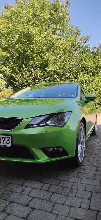 Brugt Seat Leon Reference 110 HK (80 kW) 2014 Grøn Sedan