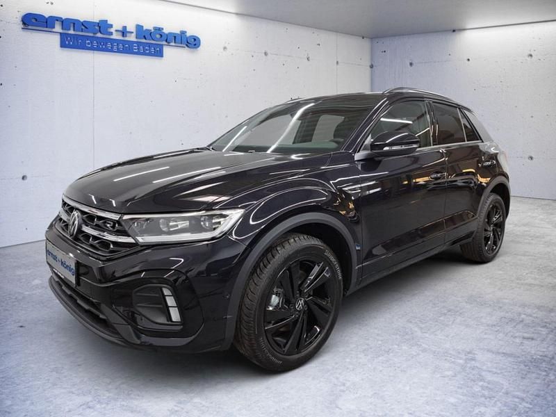 Deep black pearlescent Neu 2025 VW T-Roc R-line SUV | 37.890 € (Fairer Preis) - Bild 1/4