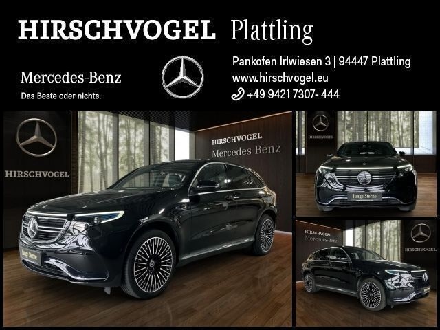 Metalliclack obsidianschwarz Gebraucht 2021 Mercedes EQC400 AMG line SUV | 39.690 € - Bild 1/4