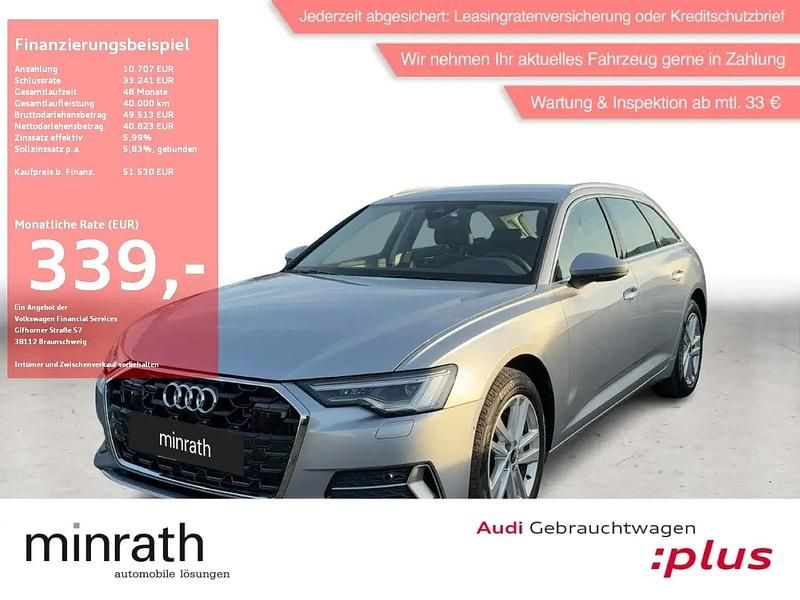 Silber Gebraucht 2025 Audi A6 Advanced Kombi | 51.379 € - Bild 1/4