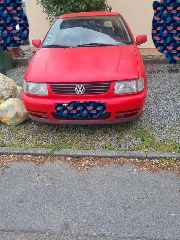 Rot Gebraucht 1999 VW Polo Kleinwagen | 300 € (Guter Preis) - Bild 1/4