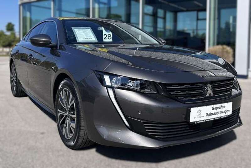 Platinium grau metallic Gebraucht 2021 Peugeot 508 Allure Limousine | 21.900 € (Guter Preis) - Bild 1/4