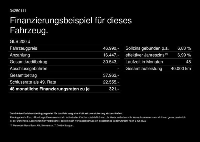 Gebraucht Mercedes GLB200 Progressive 150 PS (110 kW) 2025 Weiß SUV