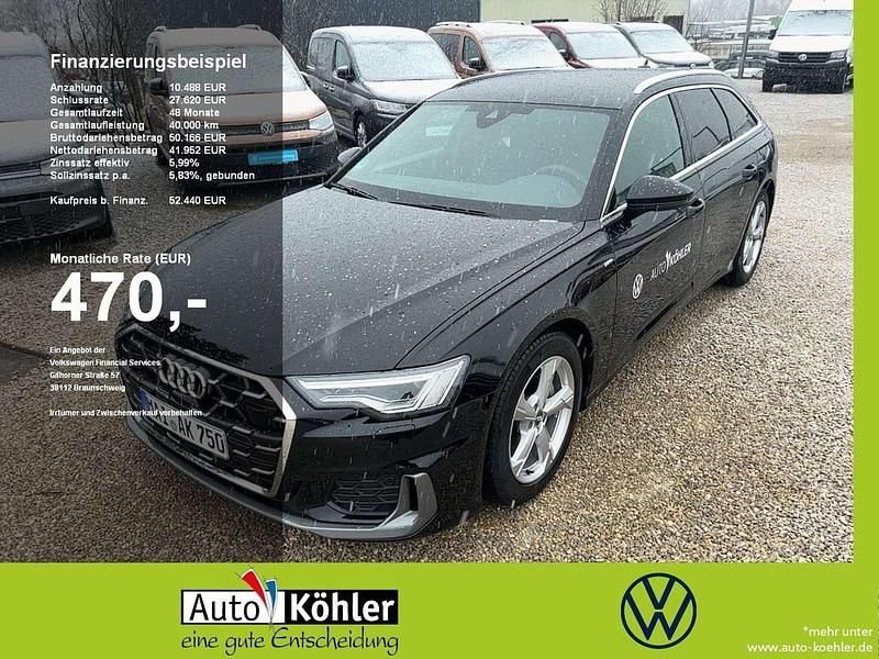Gebraucht Audi A6 S-Line 204 PS (150 kW) 2024 Brillantschwarz Kombi