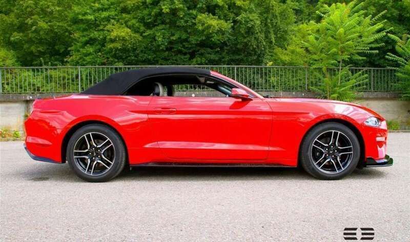 Rot Gebraucht 2018 Ford Mustang Cabrio | 29.900 € (Teuer) - Bild 1/4
