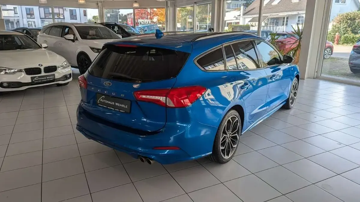 Gebraucht Ford Focus ST-Line 151 PS (111 kW) 2019 Blau Kombi