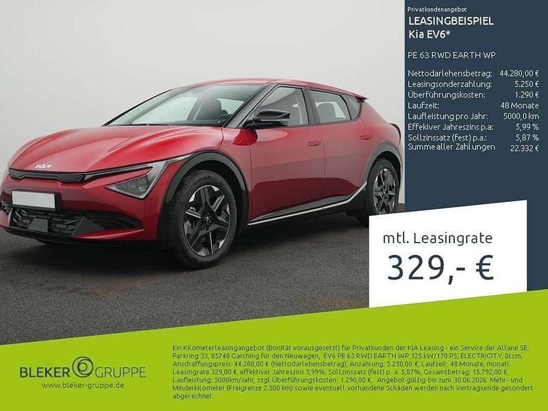 Neu Kia EV6 Basis 125 kW (170 PS) 2025 (cr5) runway red m SUV