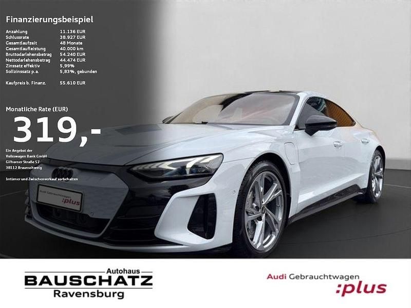 Suzukagrau Gebraucht 2022 Audi e-tron GT quattro Sport Limousine | 55.610 € (Teuer) - Bild 1/4