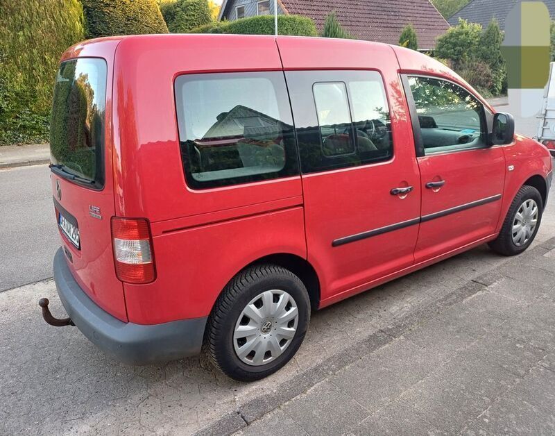 Rot Gebraucht 2006 VW Caddy Life Van / Kleinbus | 2.100 € (Etwas zu teuer) - Bild 1/4