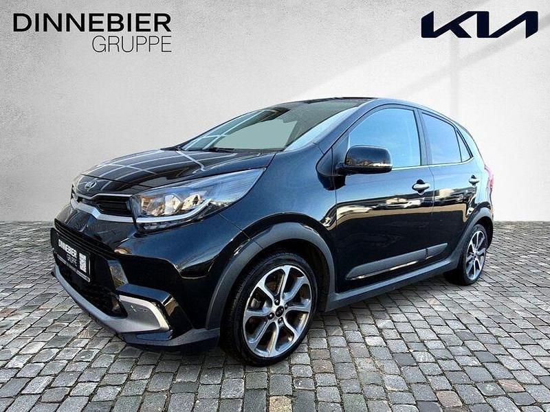 Gebraucht Kia Picanto X-Line 101 PS (74 kW) 2021 Schwarz (metallic) Kleinwagen