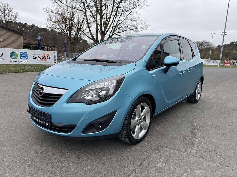 Aquamarin mi2 Gebraucht 2010 Opel Meriva Edition Van / Kleinbus | 5.900 € (Teuer) - Bild 1/4