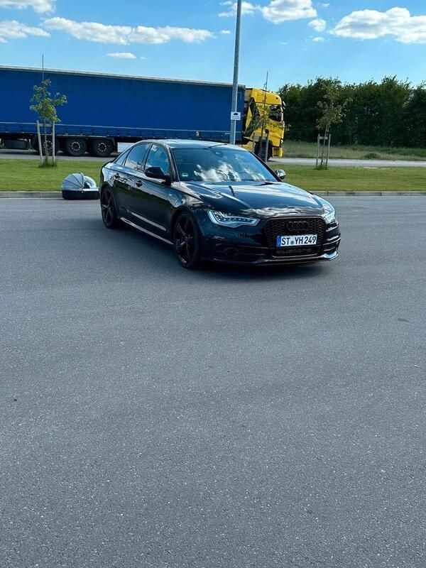Schwarz Gebraucht 2014 Audi A6 S-Line Limousine | 25.400 € (Teuer) - Bild 1/4