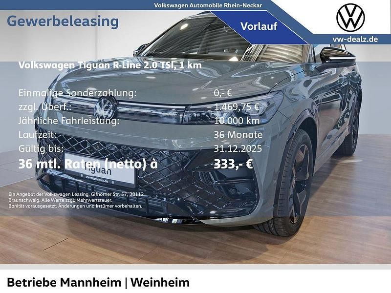 Grün Neu 2025 VW Tiguan R-line SUV | 55.990 € (Fairer Preis) - Bild 1/3