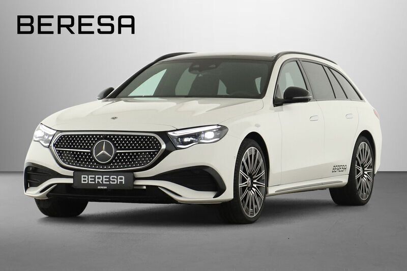 Polarweiß Gebraucht 2024 Mercedes E220 AMG Kombi | 73.490 € - Bild 1/4