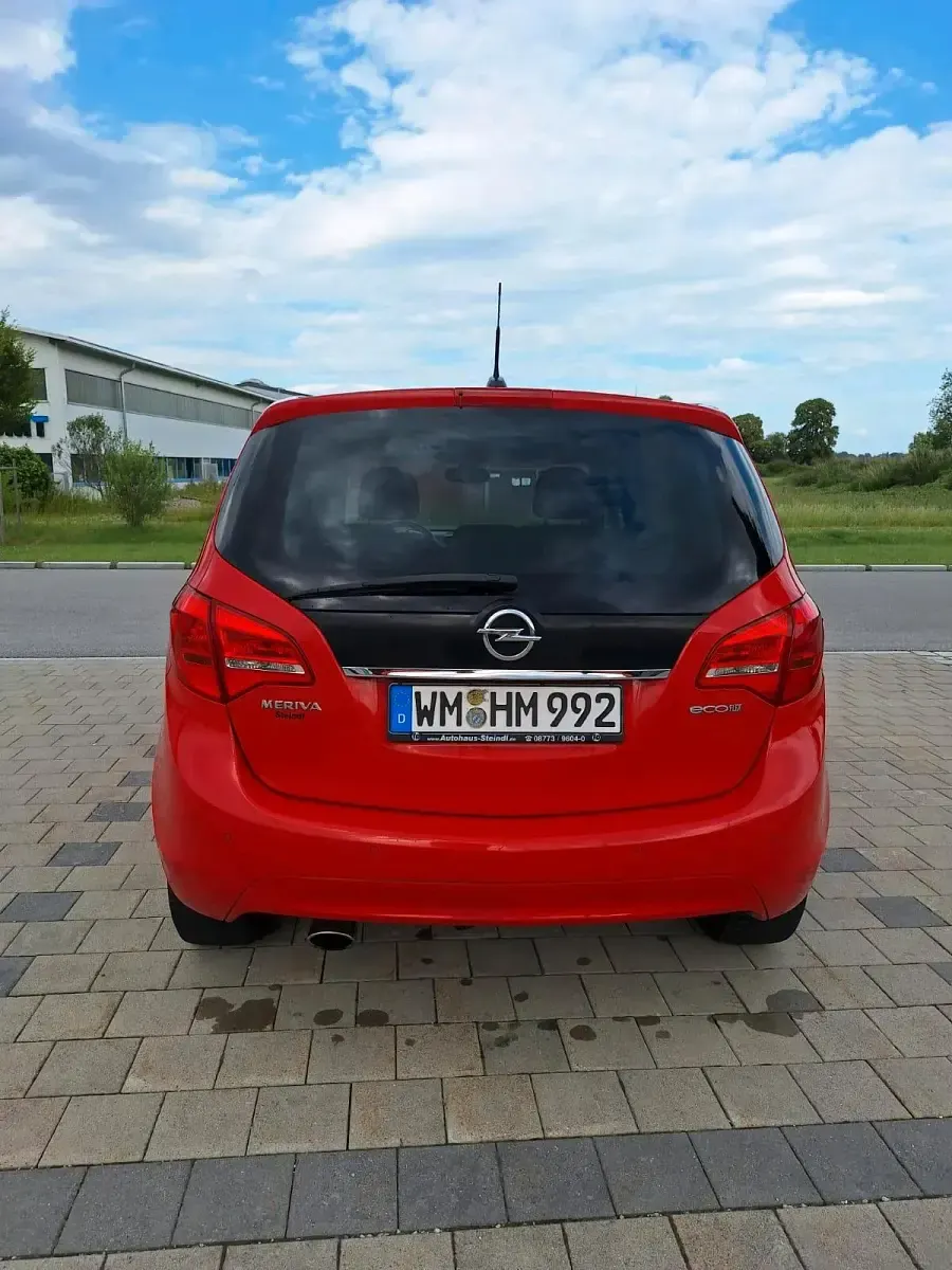 Gebraucht Opel Meriva 131 PS (96 kW) 2012 Rot Van / Kleinbus