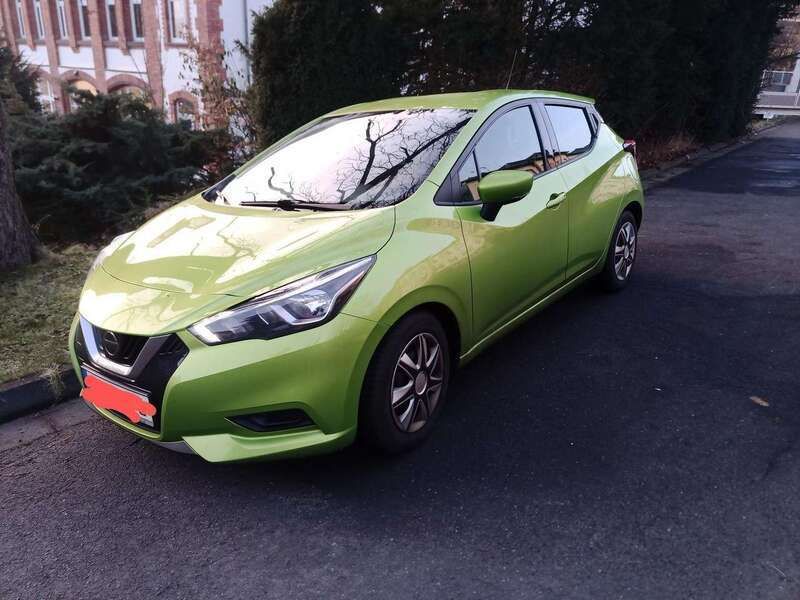 Grün Gebraucht 2018 Nissan Micra Acenta Kleinwagen | 8.999 € (Fairer Preis) - Bild 1/4