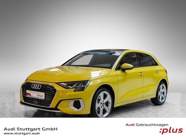 Pythongelb metallic Gebraucht 2023 Audi A3 Advanced Plus | 25.999 € (Fairer Preis) - Bild 1/4