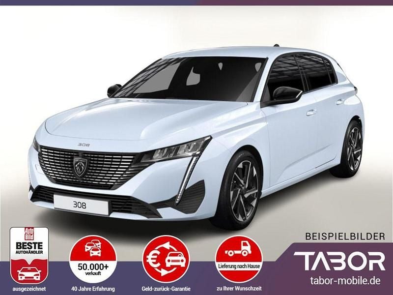 Weiß metallic Neu 2025 Peugeot 308 Allure Limousine | 27.320 € (Superpreis) - Bild 1/4